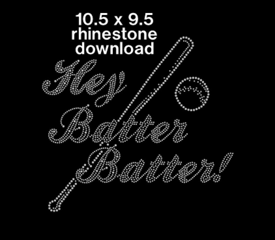 Rhinestone Baseball Download, SVG Download, Rhinestone Svg File ...