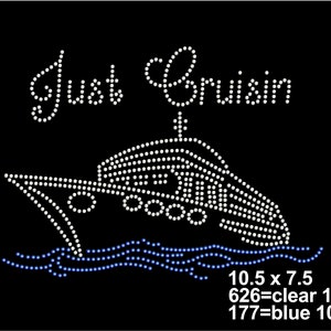 Cruise ship SVG download, rhinestone svg file, digital file, Cruise ship svg, cruise ship template