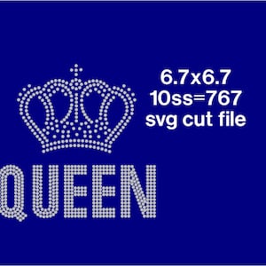 Queen crown SVG download, rhinestone svg file, digital file, Queen crown svg, Queen template