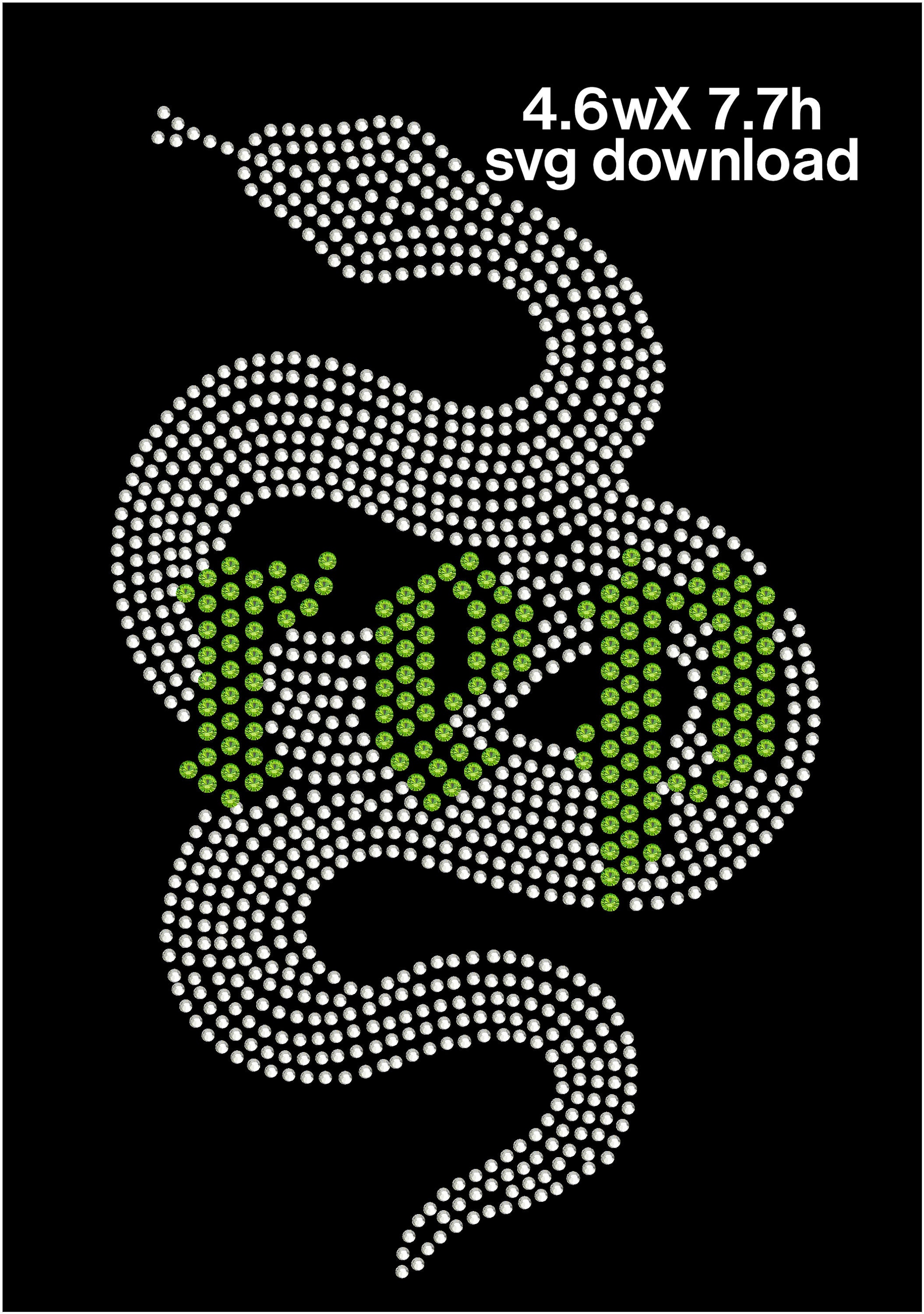 Snake SVG Download, Rhinestone Svg File, Digital File, Reputation ...