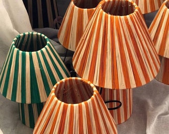 raffia lampen Natuurlijke raffia lamp,