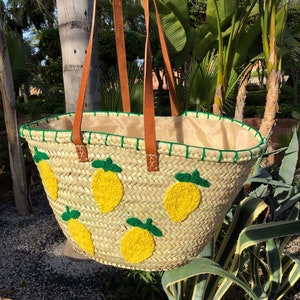 Ideal Summer Gift, Unique Straw Bag, Personalized Bag, Woven Straw Bag, FREE PERSONALIZED Straw Basket, 3