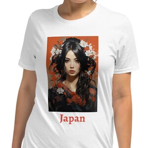 T-shirt Japan, Exotic, Geisha, Far East, Gift, Birthday, Travel, Culture