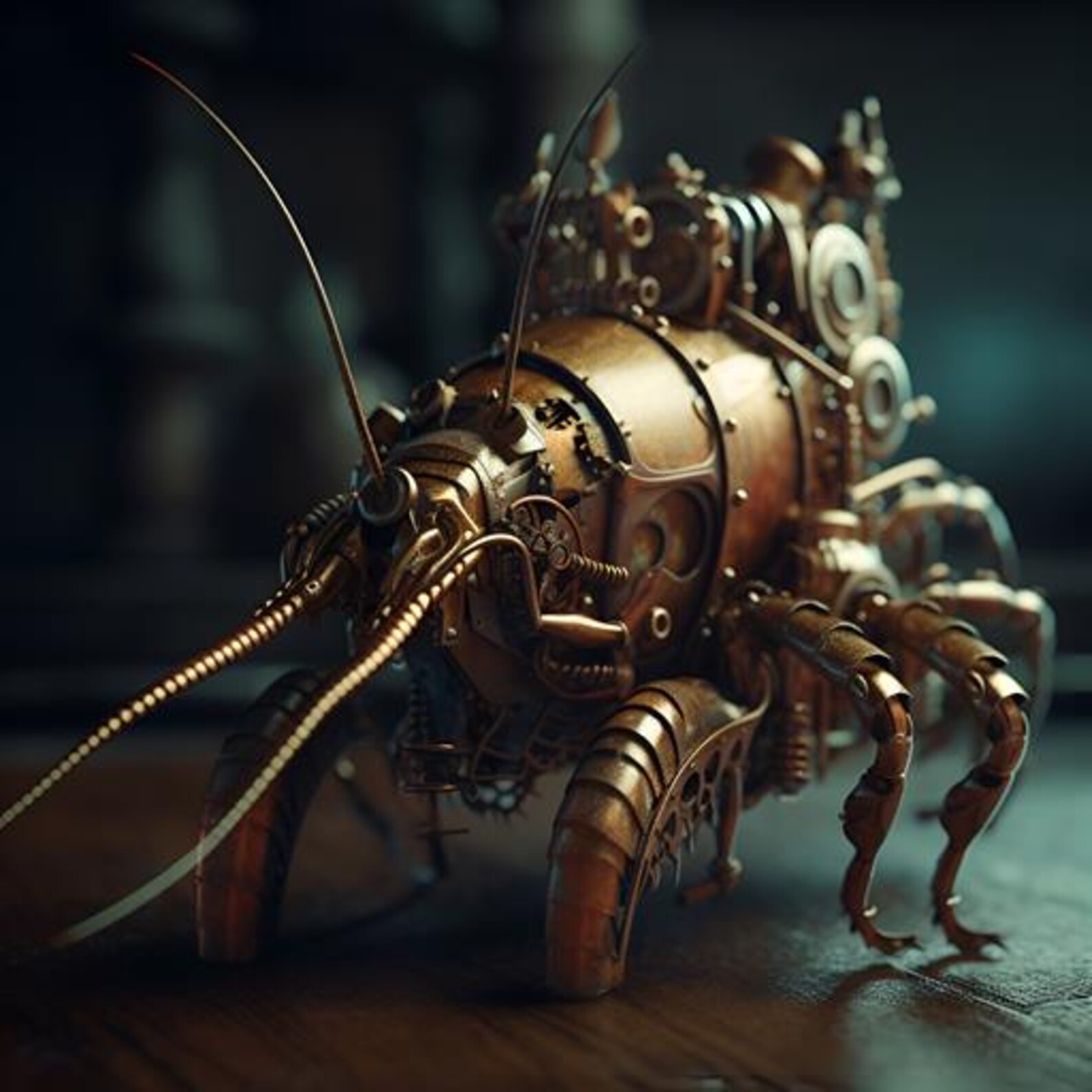 Steampunk Fly, Beetle, Spider, Insect, Digital Art, Set of 4 Images ...