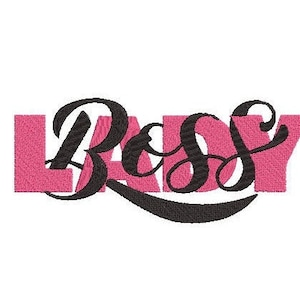 Lady Boss Embroidery Design, CEO, Boss Babe, 8 Sizes (Instant Download)