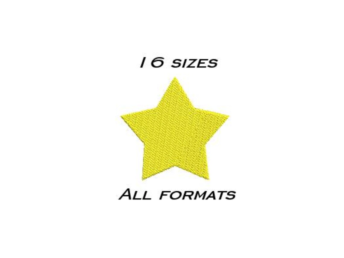Mini Star Machine Mini Star Machine Embroidery Design, 16 Sizes, All Formats (digital ...