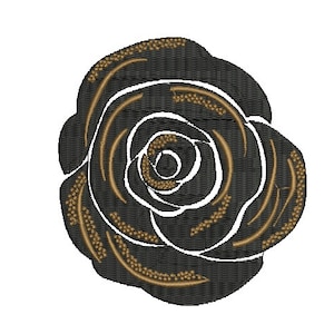 Rose machine embroidery design file, flower embroidery, instant download, embroidery design for sale, Instant download, all formats