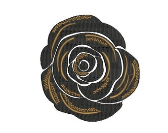 Rose machine embroidery design file, flower embroidery, instant download, embroidery design for sale, Instant download, all formats