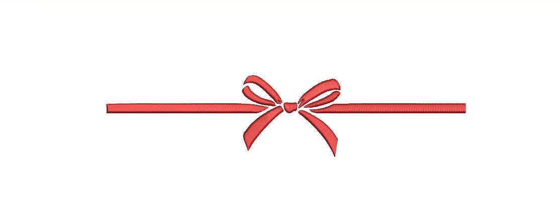 Coquette Bow Embroidery Design: Elegant Ribbon Wrap (instant Download ...