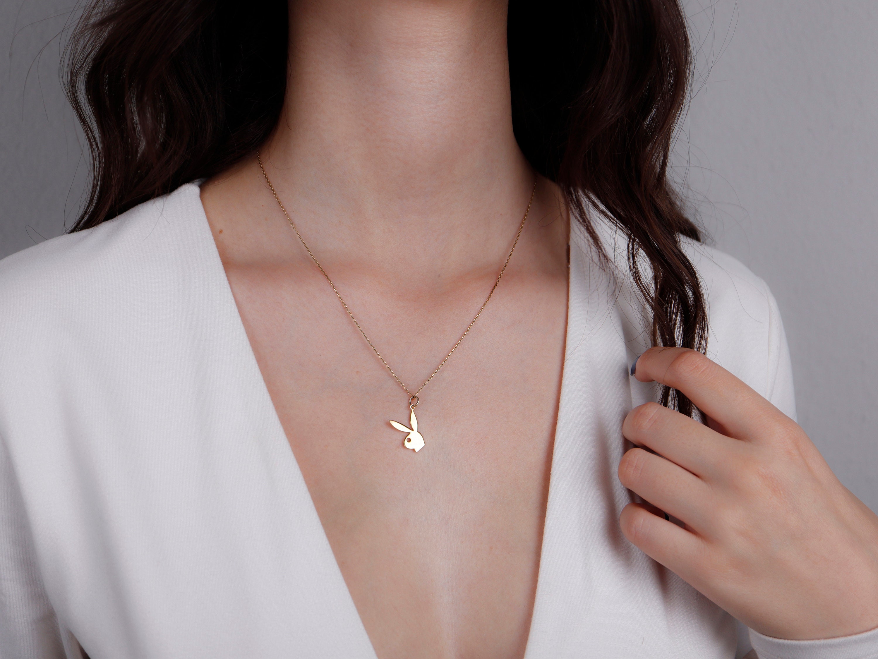 14K GOLD PLAYBOY CHARM プレイボーイ チャーム