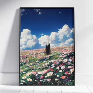 Chihiros Reise ins Zauberland Poster – Studio Ghibli Wandkunst – Japanisches Anime Dekor – Hayao Miyazaki Kunst – Seidenmatt – Kostenloser Versand