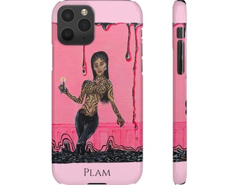 Étui esthétique pour iPhone, peinture originale, jolie coque de téléphone