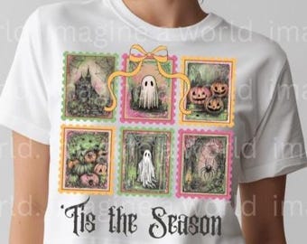 Retro Halloween Ghost PNG: Spooky Mama Digital Download