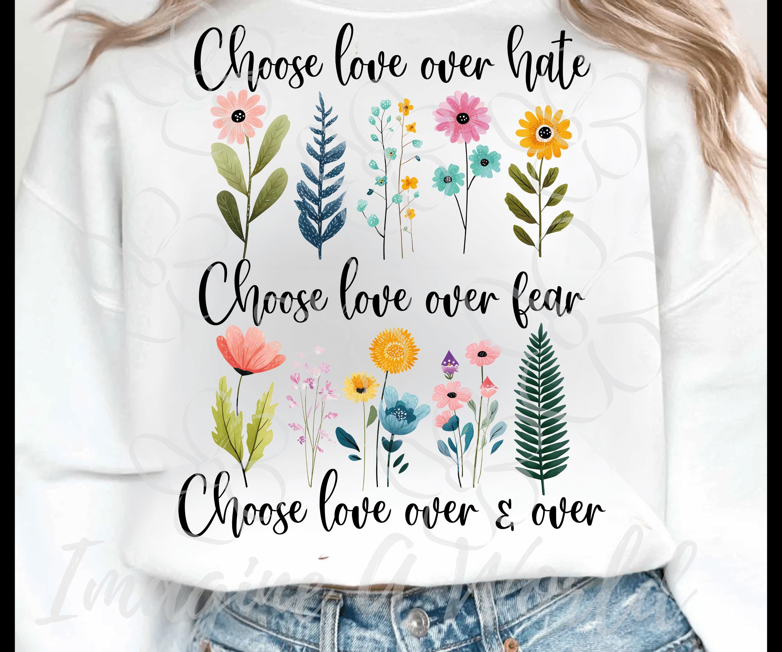 Choose Love PNG: Christian Bible Verse, Religious Decor (digital ...