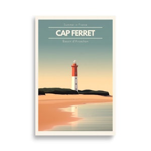 Cap Ferret - Verano en Francia - Póster
