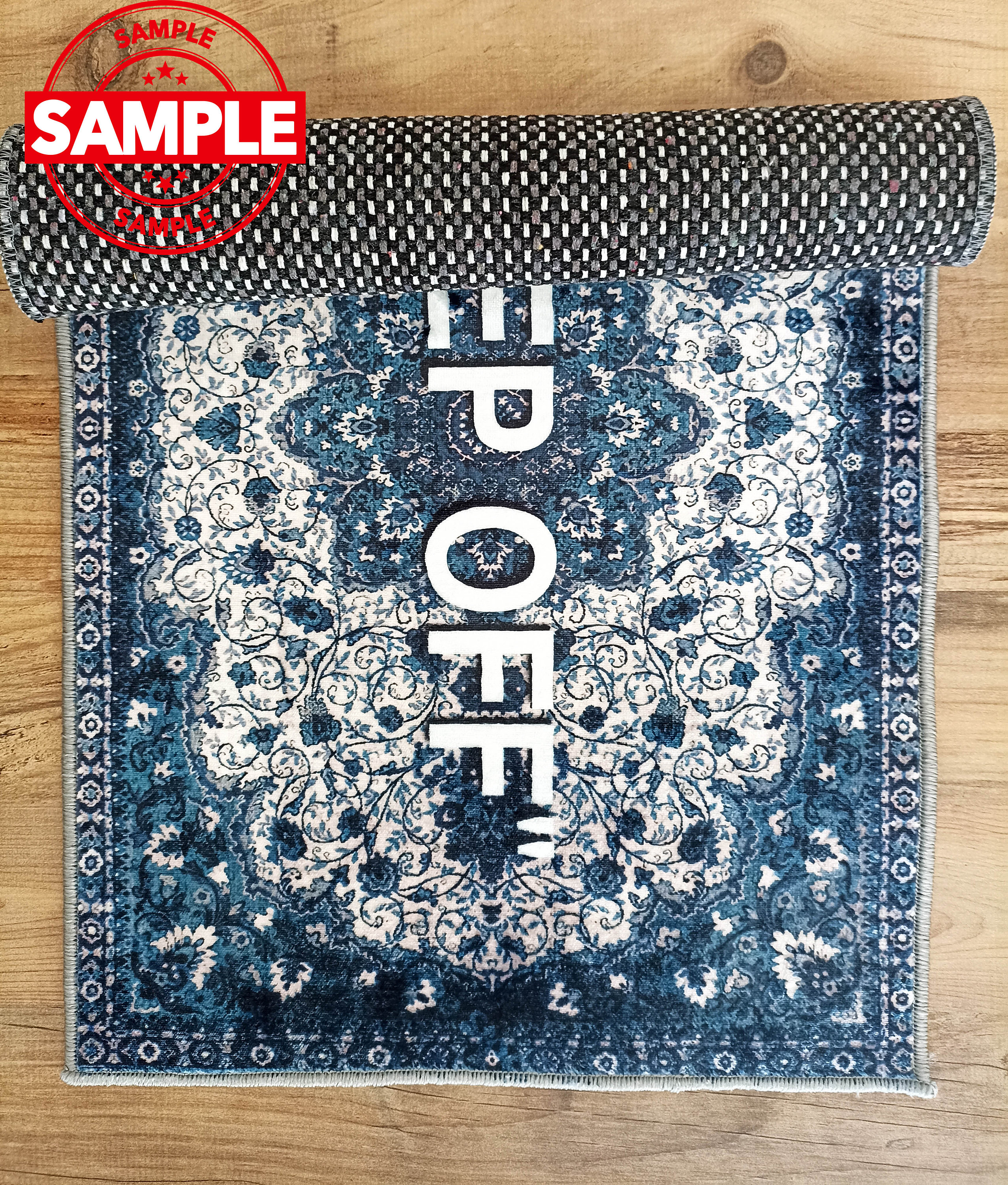 Arab Painting Rug, Islamic Motif Rug, Green Bird Rug, Living Room Rug ...