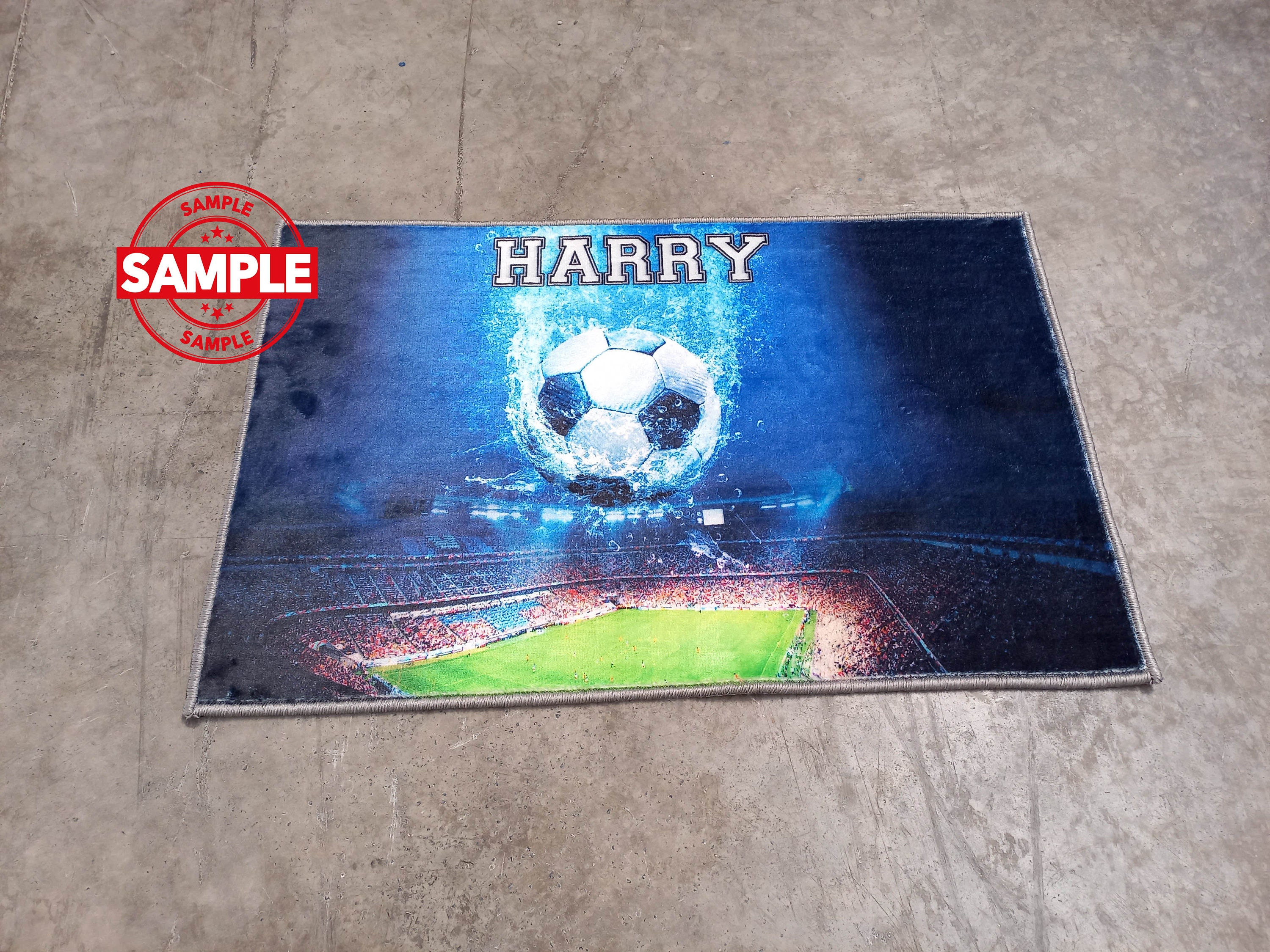 Soccer Rug, Football Rug, Boys Room Rug, Birthday Gift, Cool Rug, Sport