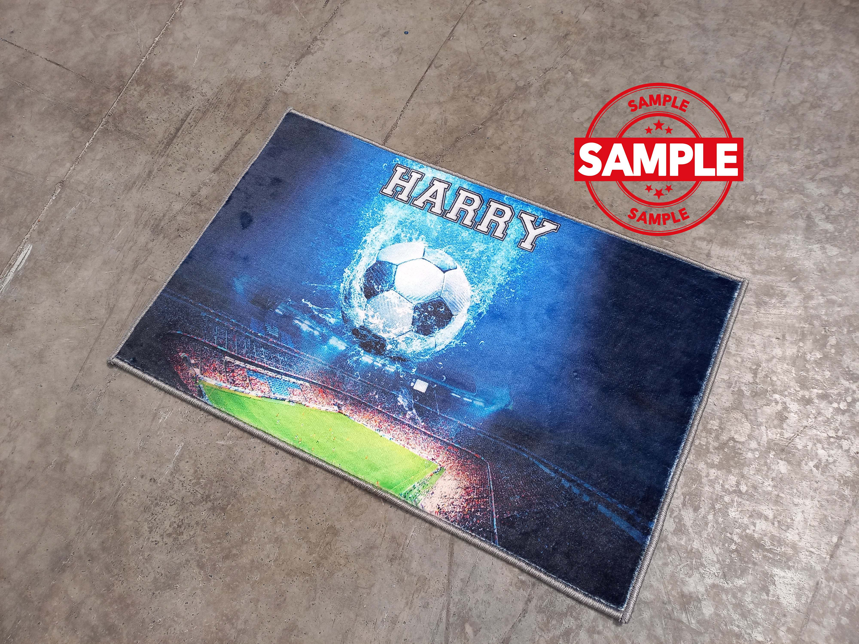 Soccer Rug, Football Rug, Boys Room Rug, Birthday Gift, Cool Rug, Sport