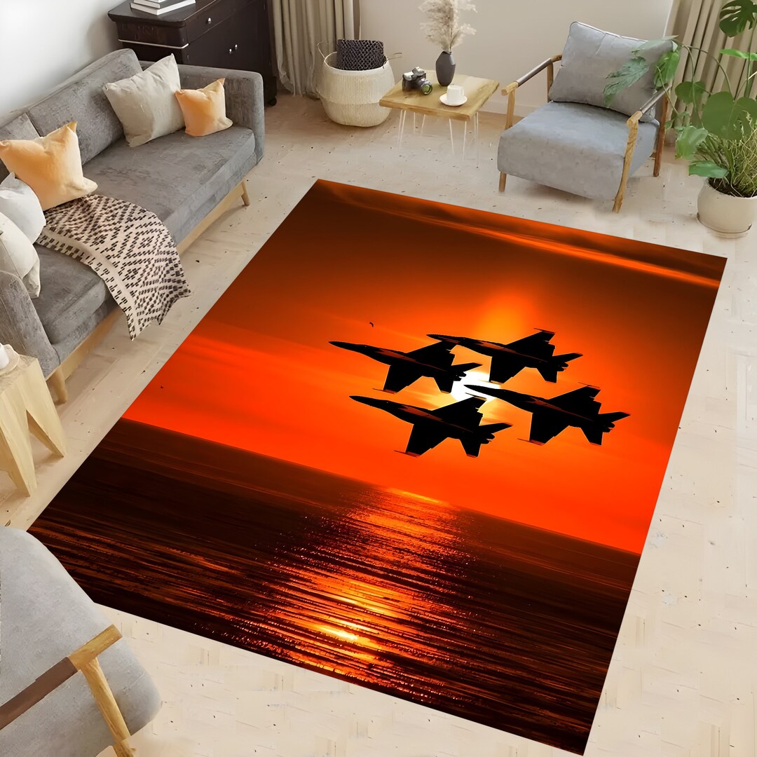 Traveling Rug Plane Rug,eart Rug,travel Plane Rug,airport Decor Rug,runway Rug ...