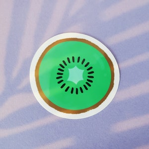 Kiwi Sticker | Cute Fruit Sticker for Laptop | Aesthetic Water Bottle Decal | Tropical Fruit Sticker | Food Sticker |  Gift for Baker
