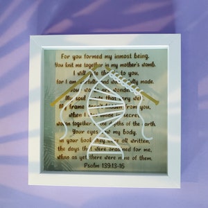 Fearfully And Wonderfully Made Christian Nursery Decor| Baby Nursery | Kids Bible Verse Wall Art | Psalm 139 | Scripture Art | Christian Art