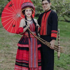 Modern hmong outfits sales