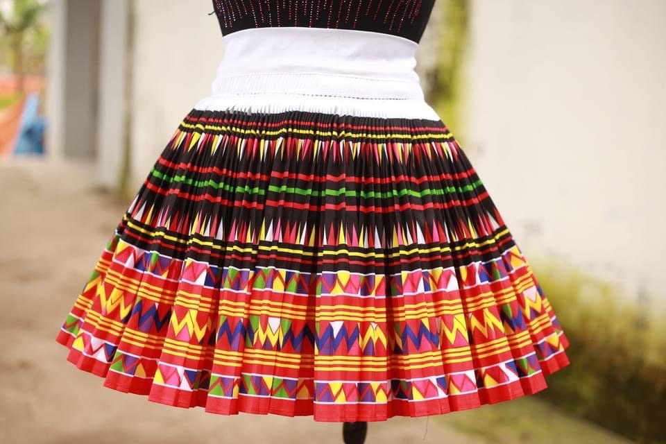 Custom Size Hmong Skirt / Handmade Hill Tribe Skirt / Ethnic 