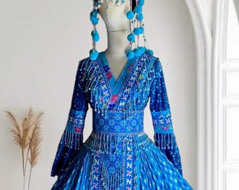 デッドストック 中国 タイ ベトナム山岳民族 民族衣装 プリミティブ 古道具坂田 デッドストック 中国 タイ ベトナム山岳民族 民族衣装