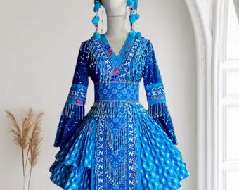 デッドストック 中国 タイ ベトナム山岳民族 民族衣装 プリミティブ