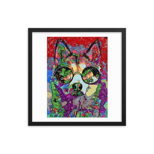Dog Wall Art Dog Framed Print Dog Custom Art Wall Hanging Original Art Print Home Decor Gifts