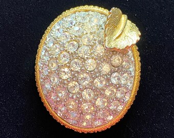 Vintage Brooch | Vintage Rhinestone Brooch | Rhinestone Brooch