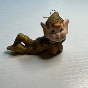 Vintage Pixie Elf | Vintage Pixie | Glitter Pixie | 1960s Pixie Elf