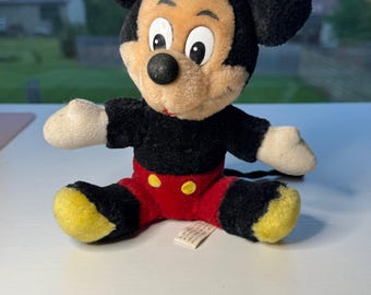 Vintage Mickey Mouse | Mickey Mouse from Disneyland | Vintage Mickey Plush