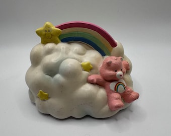 Care Bear Bank | Care Bear Coin Bank | Cheer Bear Bank | Vintage Care Bear Bank | Vintage Care Bears