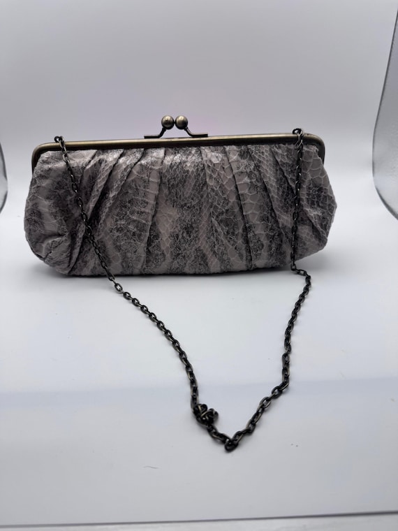 Snake Skin Clutch | Vintage Clutch | Vintage Snake Skin Clutch | Vintage Faux Snake Skin Clutch