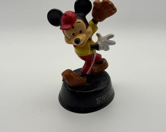 Mickey Mouse Figurine | Mickey Mouse Baseball Figurine | Mickey Baseball Figurine | Mickey Mouse Baseball Toy