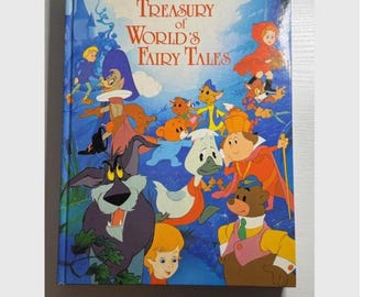 Vintage Fairy Tale Book: Van Gool Treasury of World's Fairy Tales | Vintage Fairy Tale Book | Fairy Tale Book