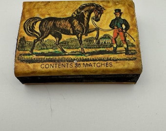 Vintage Matches | Victorian Match Box | Victorian Matches | Antique Matches | Vintage Decorative Match Box with Matches