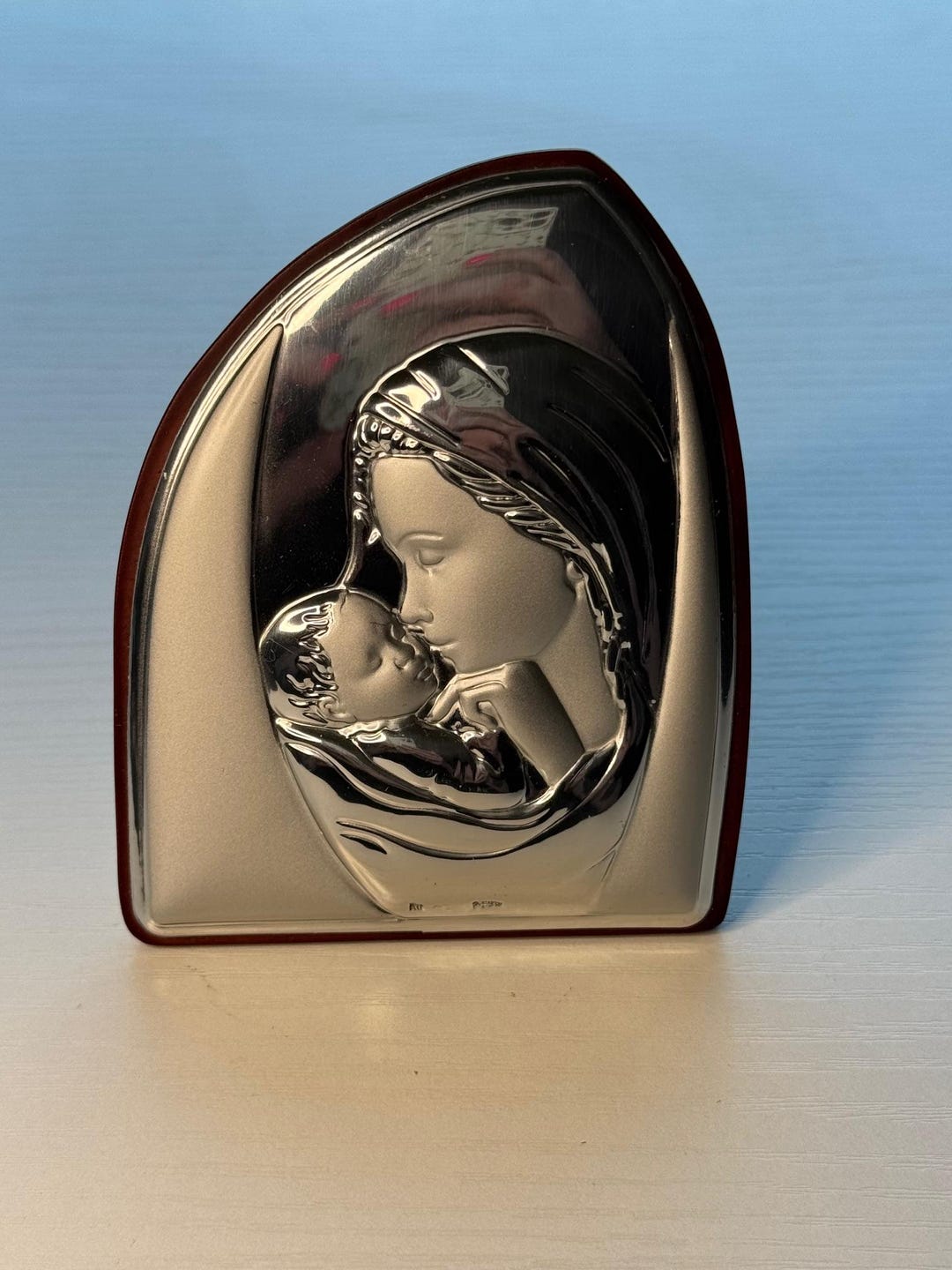 Sterling Silver Madonna and Child | Virgin Mary With Christ Silver ...