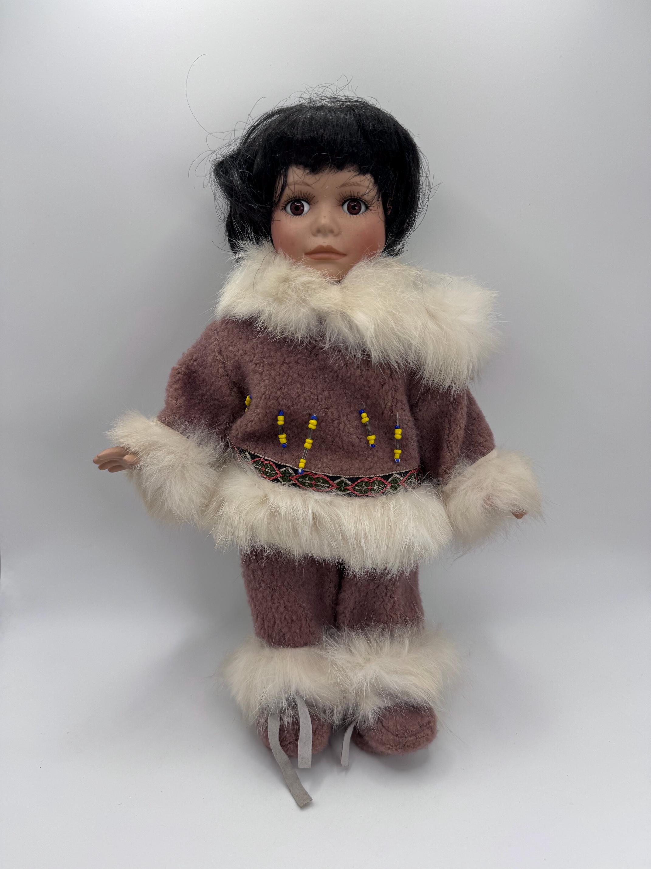 Antique Eskimo Doll - Etsy