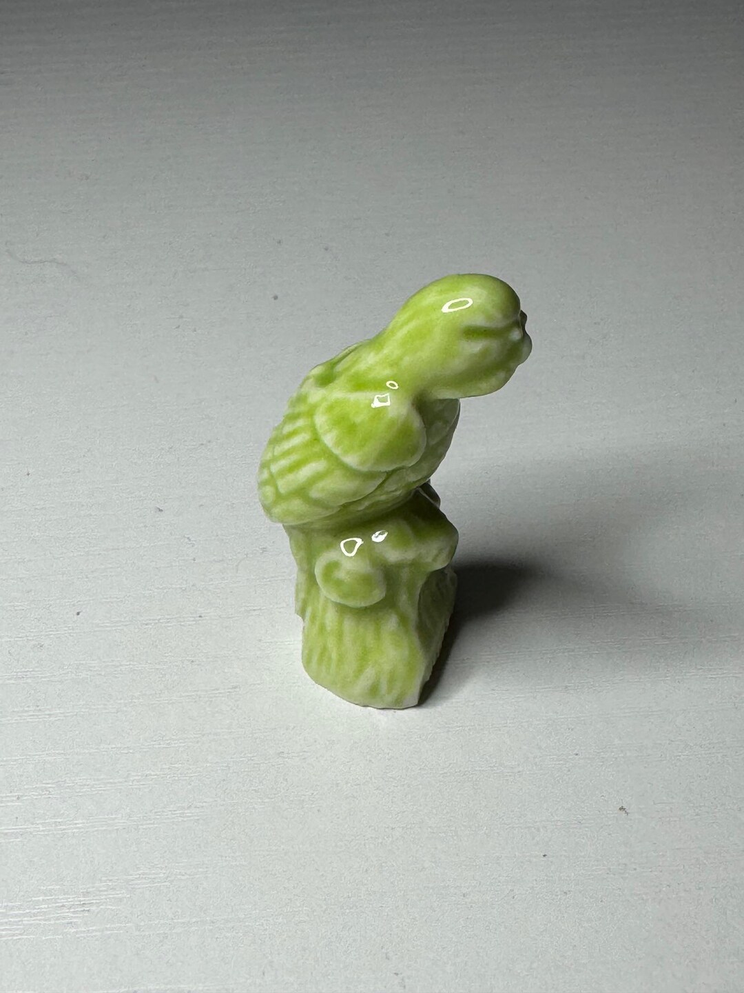 Green Parrot | Tea Parrot | Tiny Parrot | Rose Tea Parrot | Vintage ...