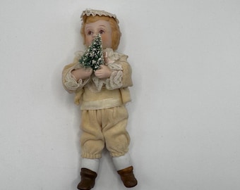 Vintage Porcelain Doll | Porcelain Doll | Mini Doll | Small Porcelain Doll