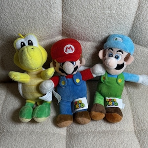 Super Mario Bros Plush Toys | Mario Plush Toy | Luigi Plush Toy | Koopa Troopa Plush Toy | Mario Bros Plush