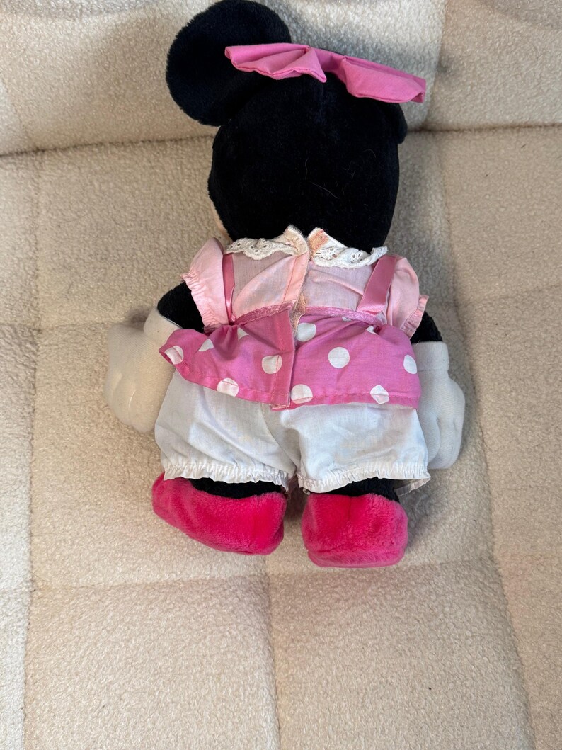 Vintage Minnie Mouse | Minnie Mouse Plush Toy | Minnie Mouse Plush | Minnie Mouse | Minnie Mouse Toy image 4