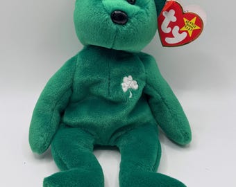 Ty Erin the Bear | Ty Irish Bear | Ty Irish Beanie Baby Bear | Vintage Irish Ty Bear | St Patricks Day Ty Bear