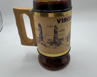 Virginia Beach Mug | Virginia Beach Wooden Mug | Virginia Beach Souvenir Mug | Virginia Beach