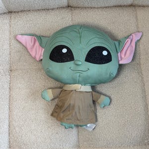 Star Wars Doorables Puffables | Grogu Plush Toy | Star Wars Grogu Plush