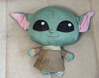Star Wars Doorables Puffables | Grogu Plush Toy | Star Wars Grogu Plush