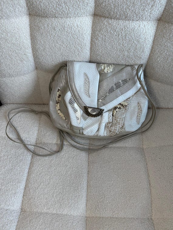 Sharif Patchwork Purse | Vintage Sharif Patchwork Purse | Vintage Patchwork Purse | Vintage Purse | 1980s Patchwork Purse