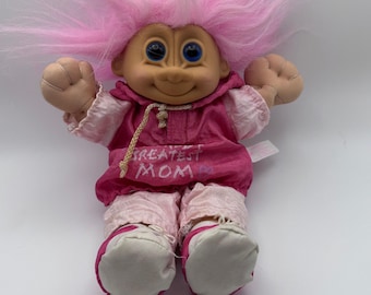 Vintage Troll | Vintage Troll Doll | World's Greatest Mom Troll | Vintage World's Greatest Mom Troll | Troll Doll | Greatest Mom Troll